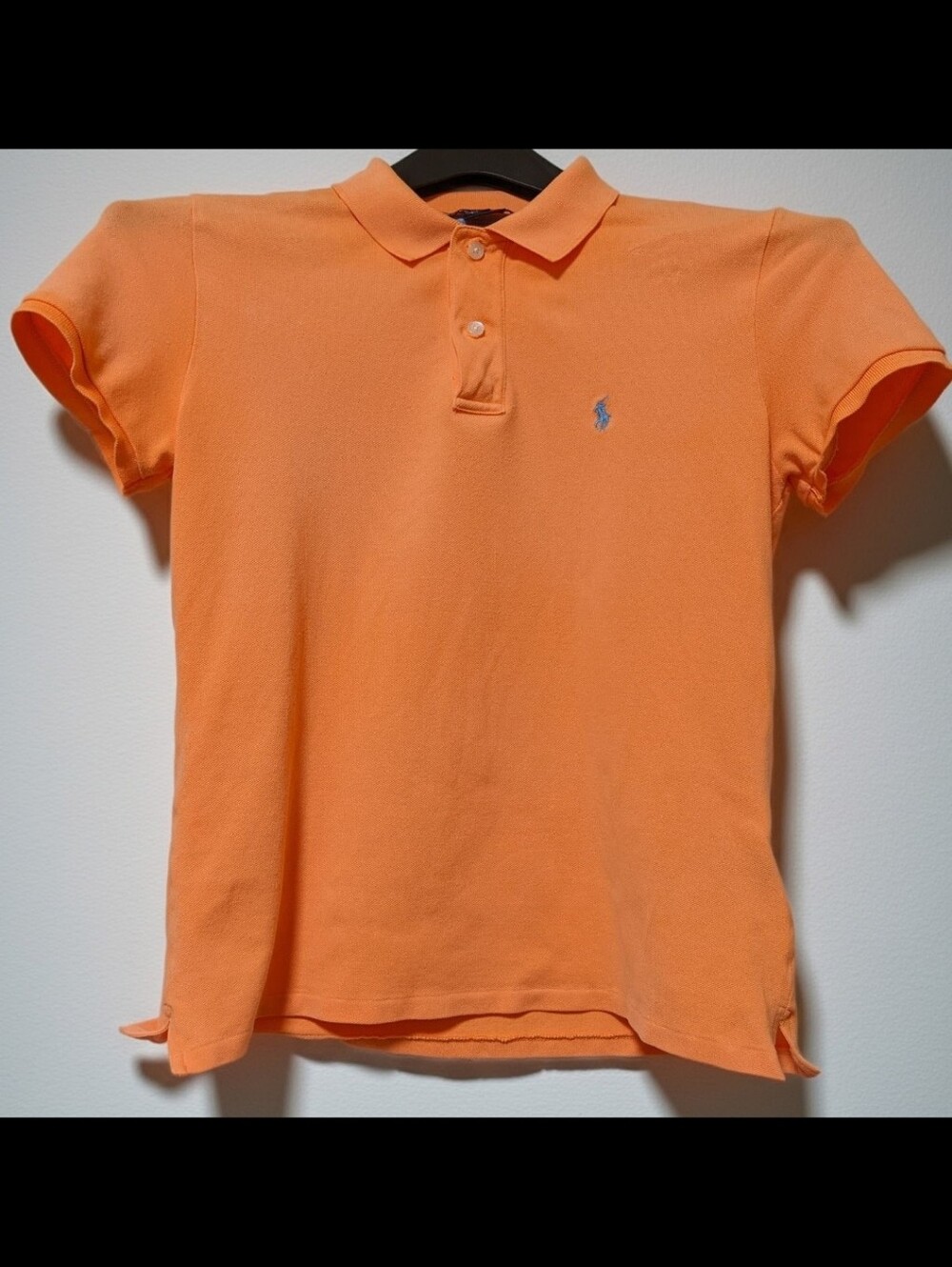 Vtg Y2k Ralph Lauren Golf Sz S Orange/Coral Women Polo top Collar Button Luxury